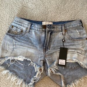 jean shorts never worn!!!!!
